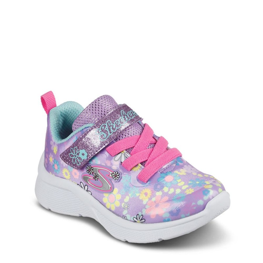 Kids Skechers Sneakers | Microspec Daisy Fun Infant Lavender/Multi