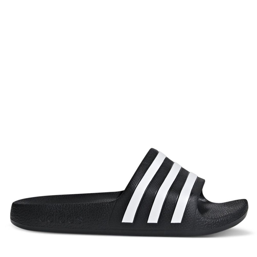 Mens Adidas | Adilette Comfort Adj Black/White