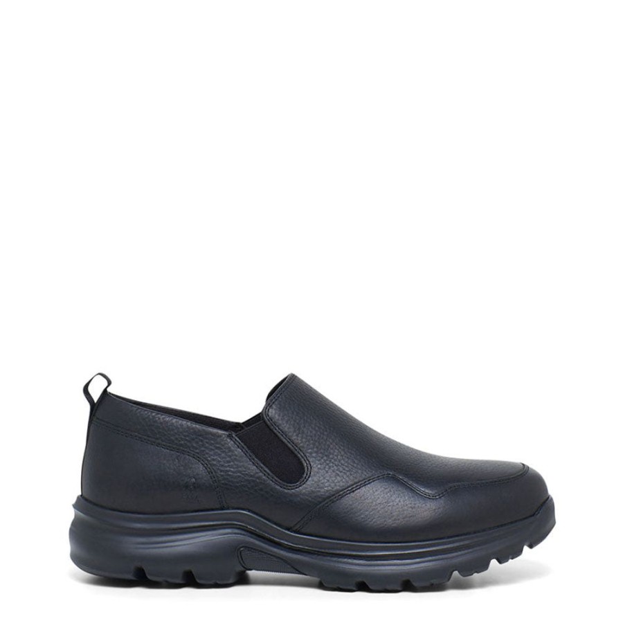 Mens Hush Puppies | Alpe Black Pebble