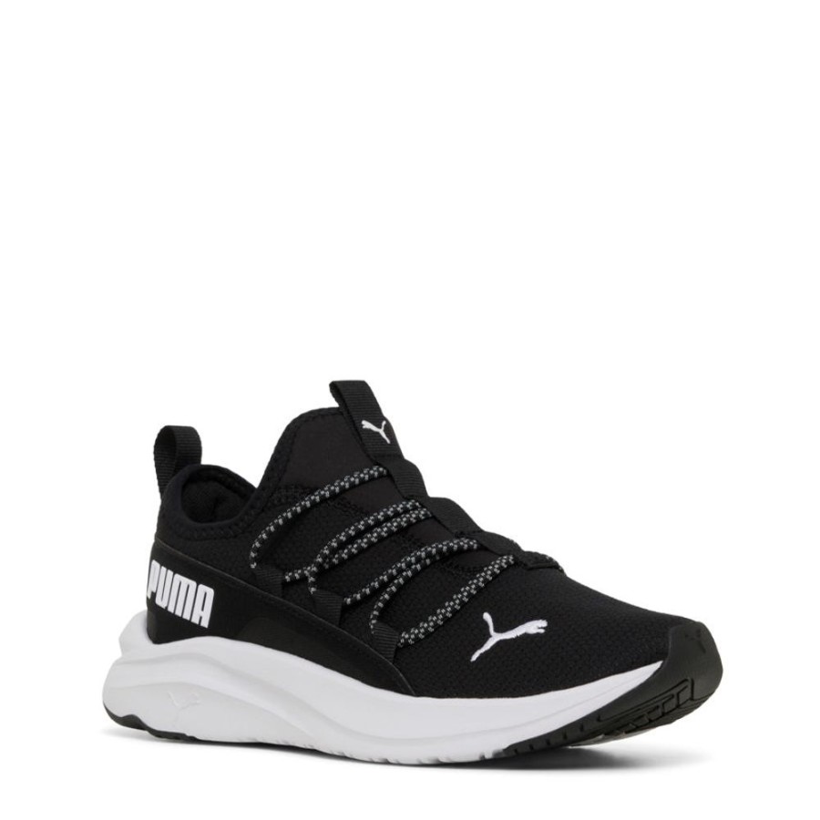 Kids Puma Sneakers | Softride One4All Jnr Black/White