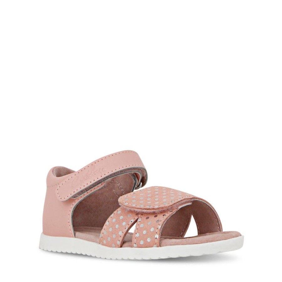 Kids Grosby Sandals | Shelly Dusty Pink