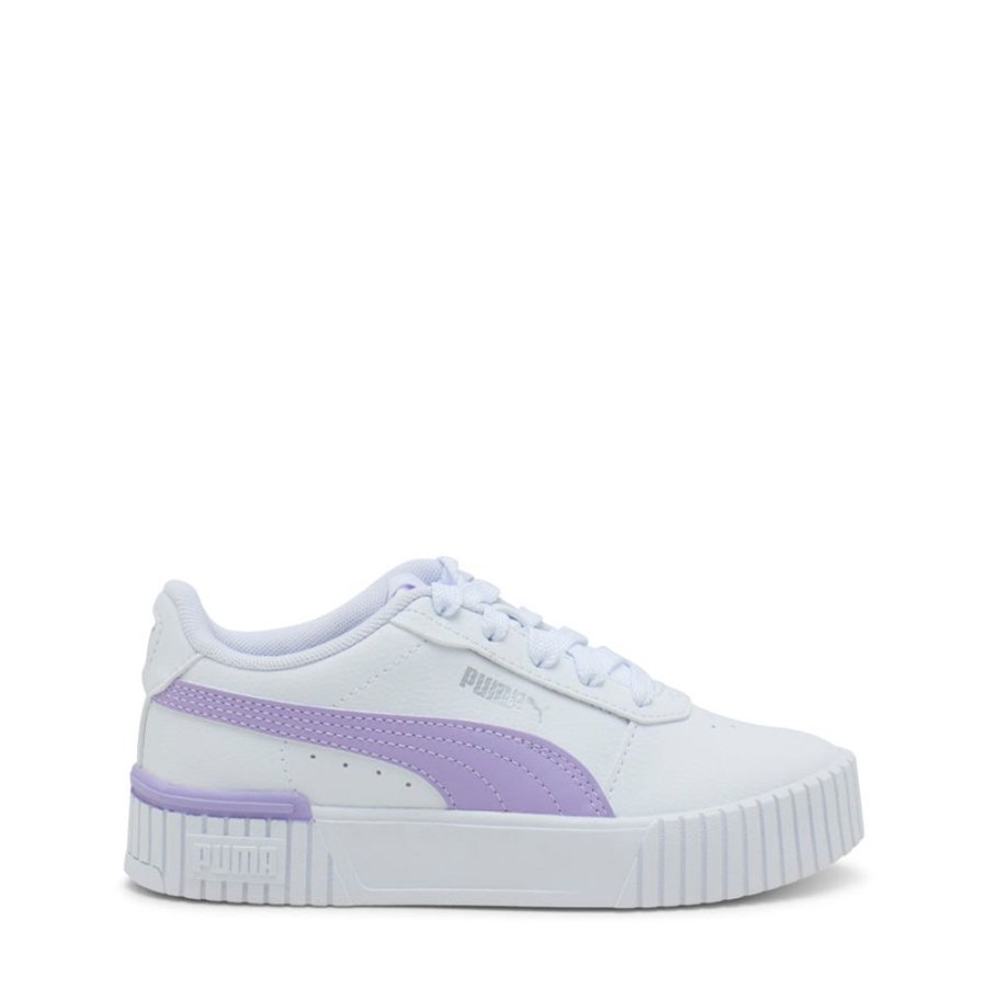 Kids Puma Sneakers | Carina 2.0 Pre-School White/Violet Haze