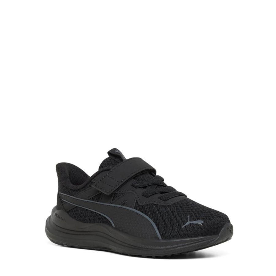 Kids Puma Sneakers | Reflect Lite Ac Ps Black/Grey