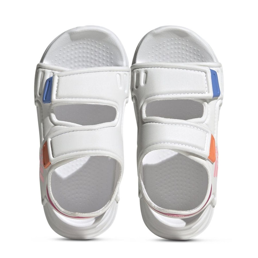 Kids Adidas Slides & Beach Sandals | Altaswim Infant White/Pink/Fuchsia