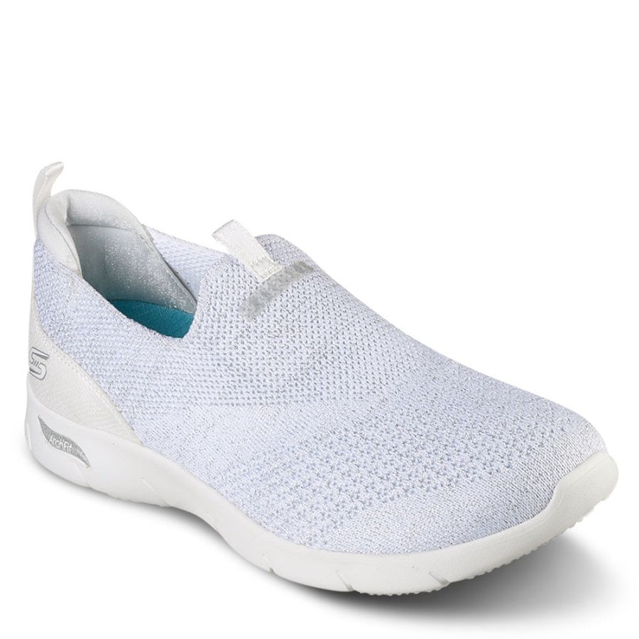 Womens Skechers | Arch Fit Refine - Showcase White/Silver