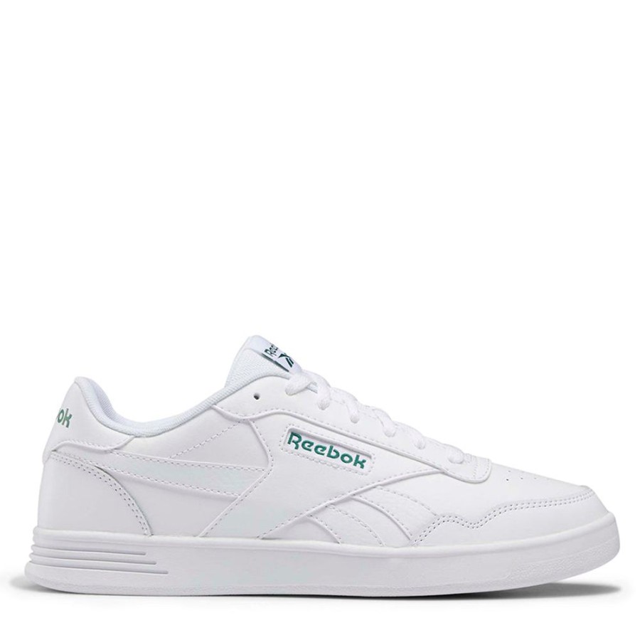 Womens Reebok | Reebok Court Advance White/White/Clover Green