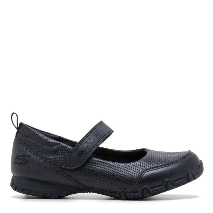 School Skechers | Biker-Always Perfect Black