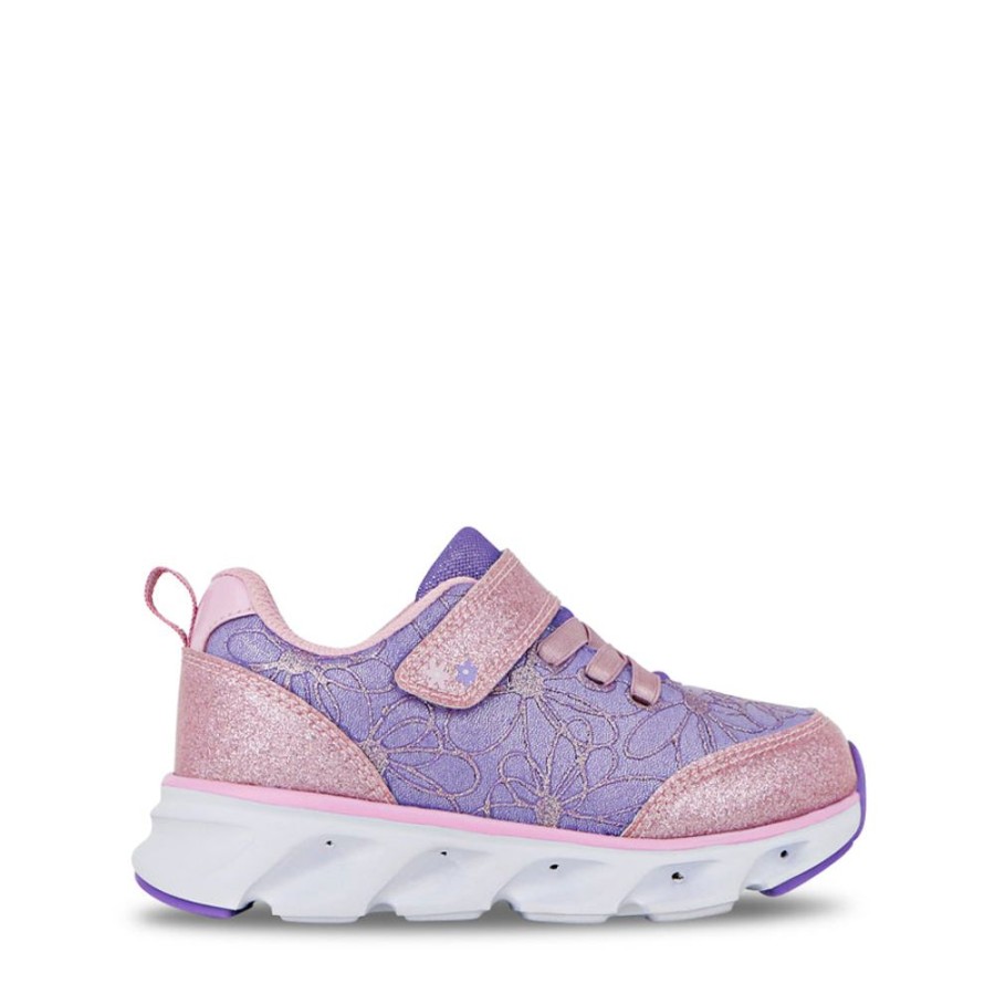 Kids Lightning Bolt Sneakers | Brynn Purple/Pink