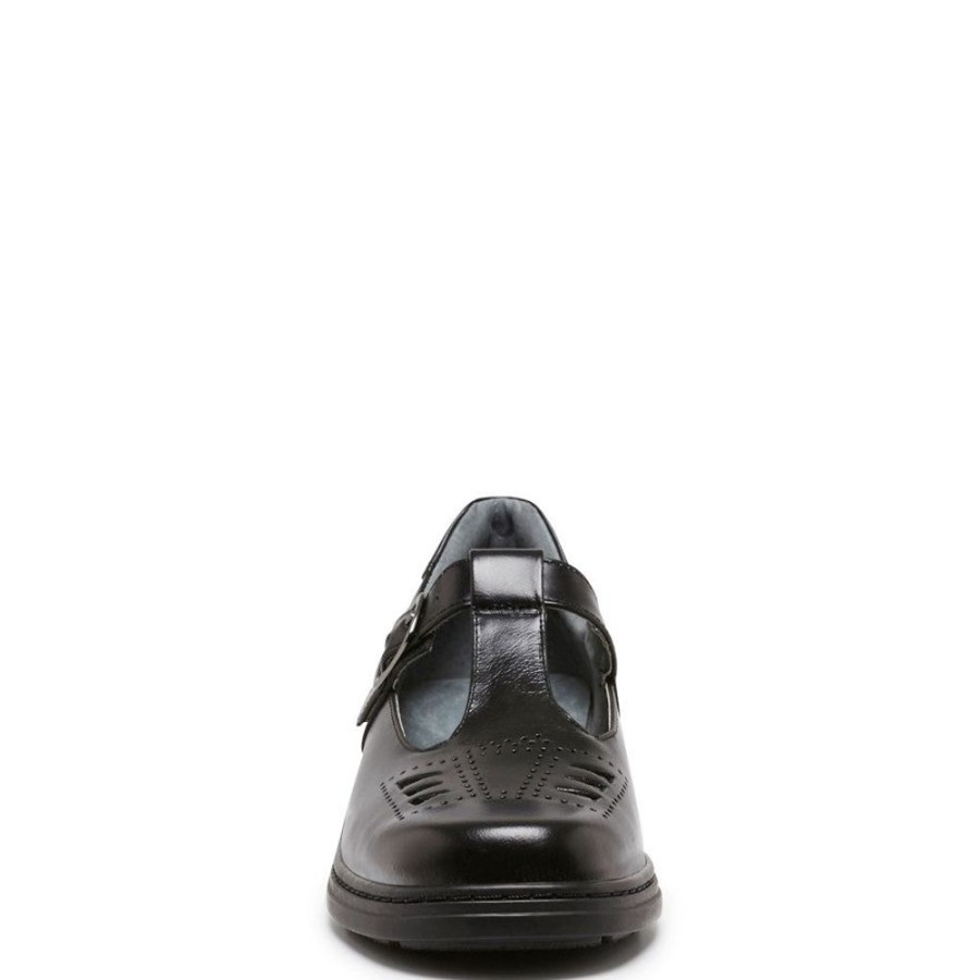 School Clarks | Ingrid Senior Black Hi-Shine