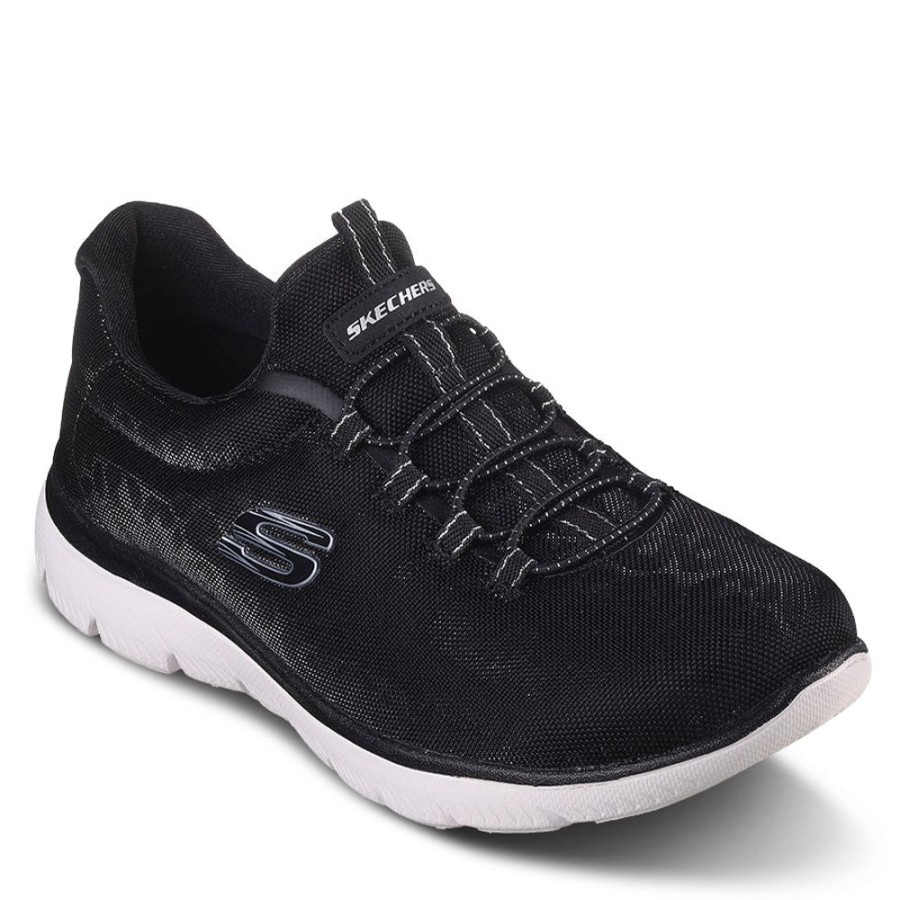 Womens Skechers | Summits - Sparkling Spots Black