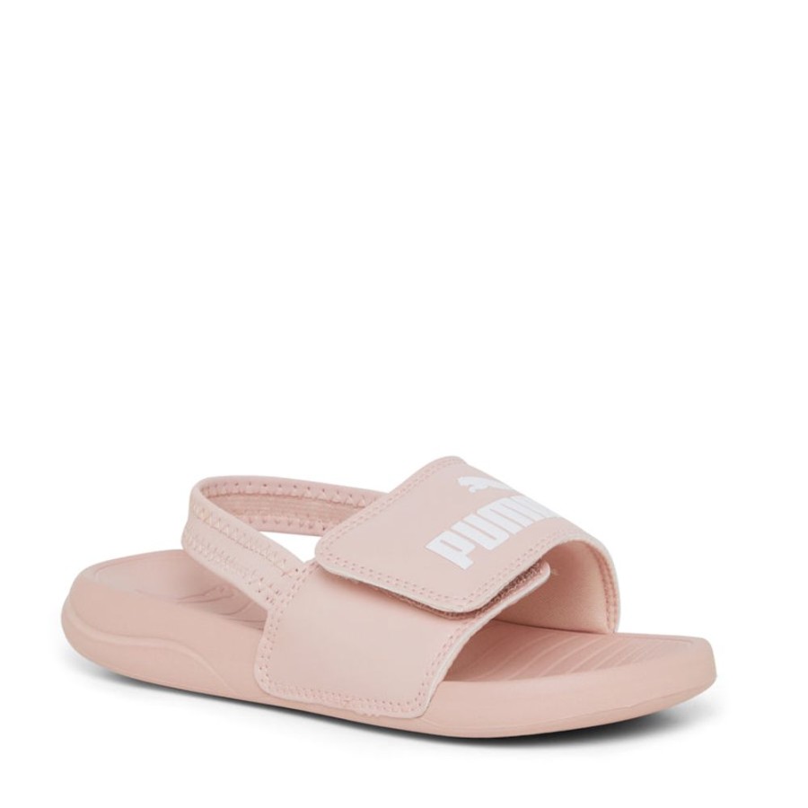 Kids Puma Sandals | Popcat 20 Pre-School Rose Quartz/White