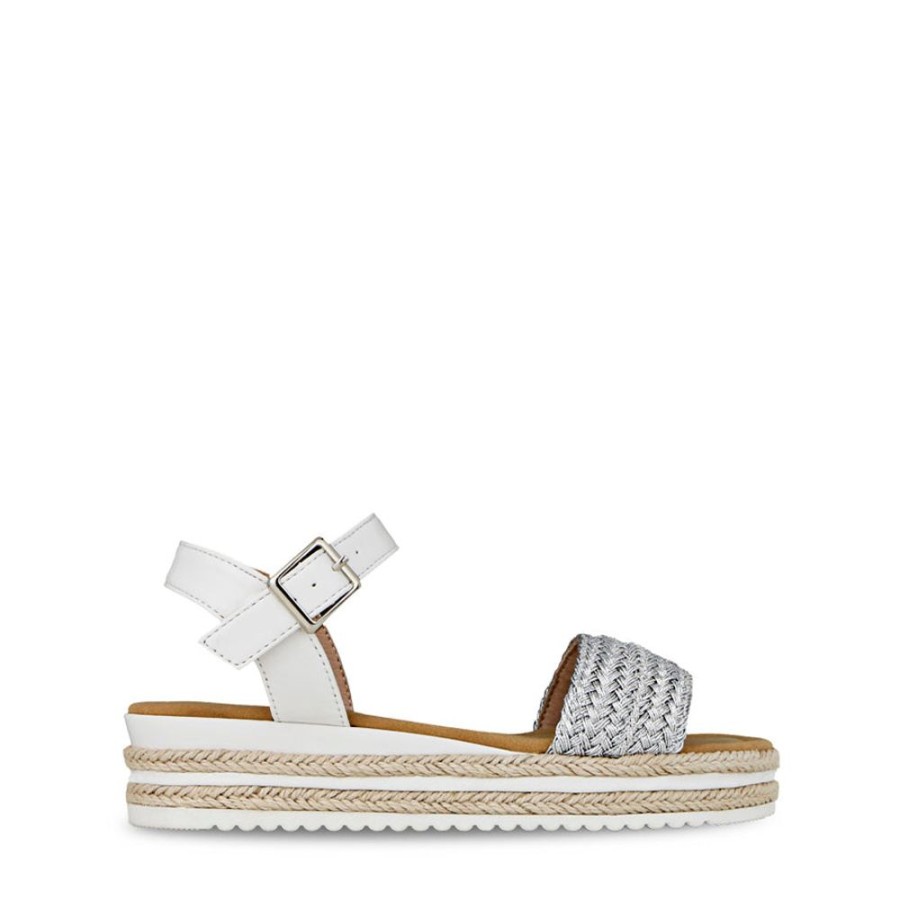 Kids Grosby Sandals | Lulu Pearl Silver