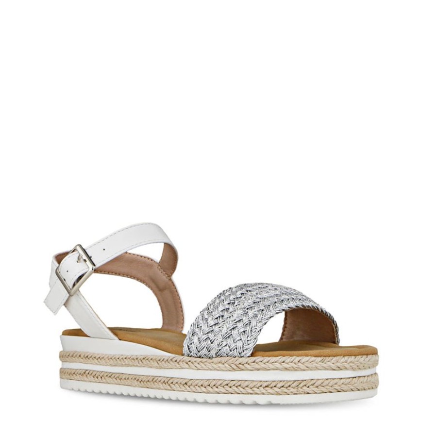 Kids Grosby Sandals | Lulu Pearl Silver