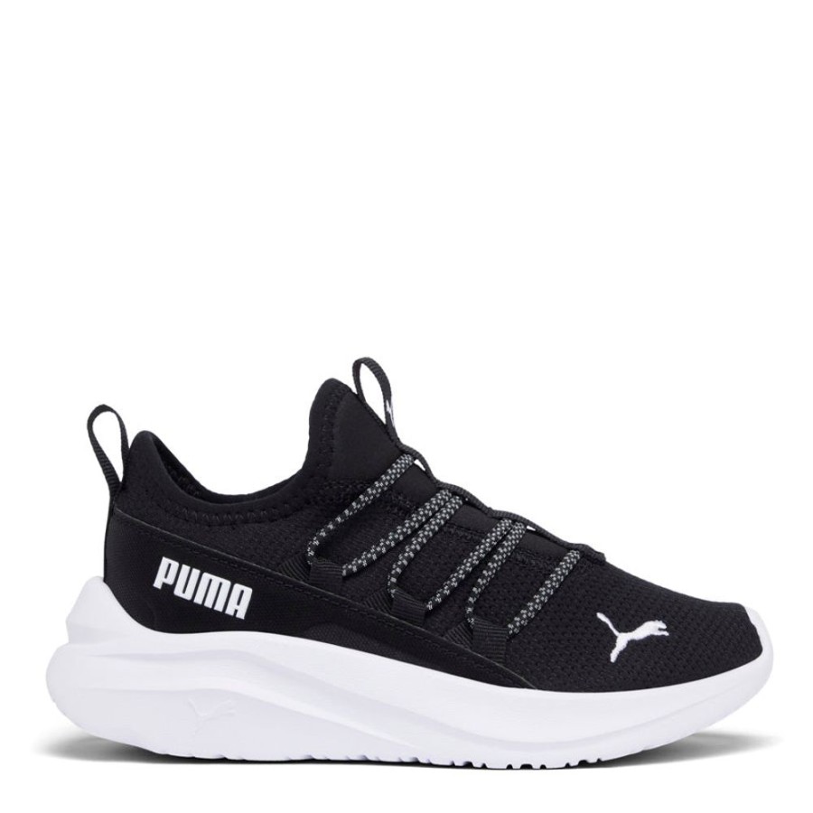 Kids Puma Sneakers | One4All Slipon Ps Black/White