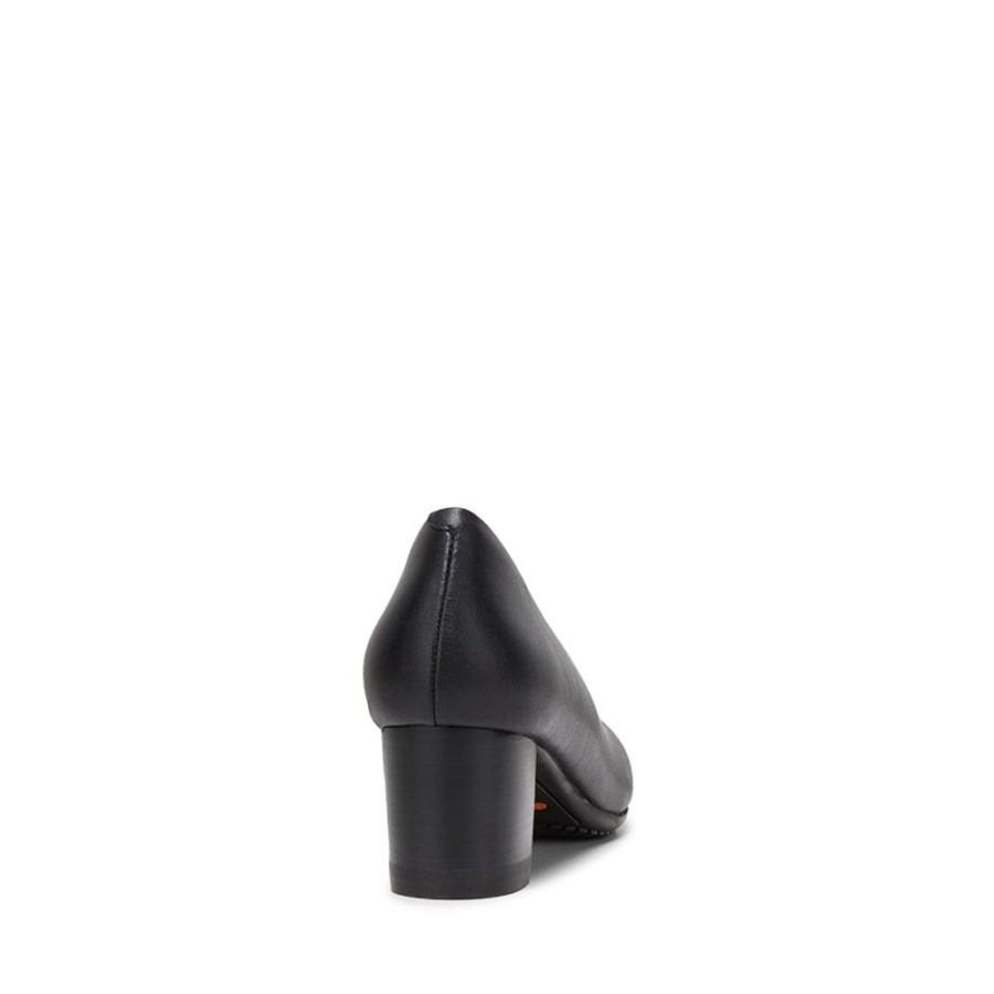 Womens Hush Puppies | The Block Heel Black