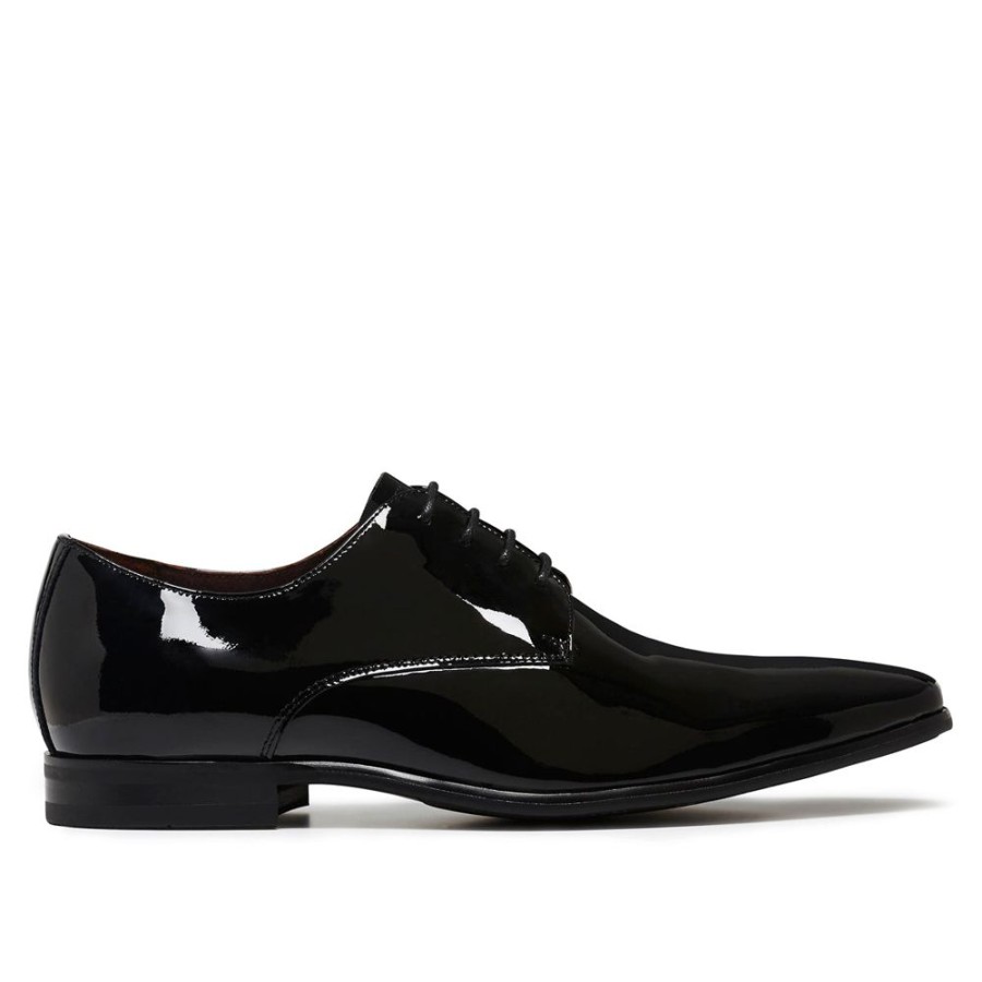 Mens Julius Marlow | Jet Black Patent