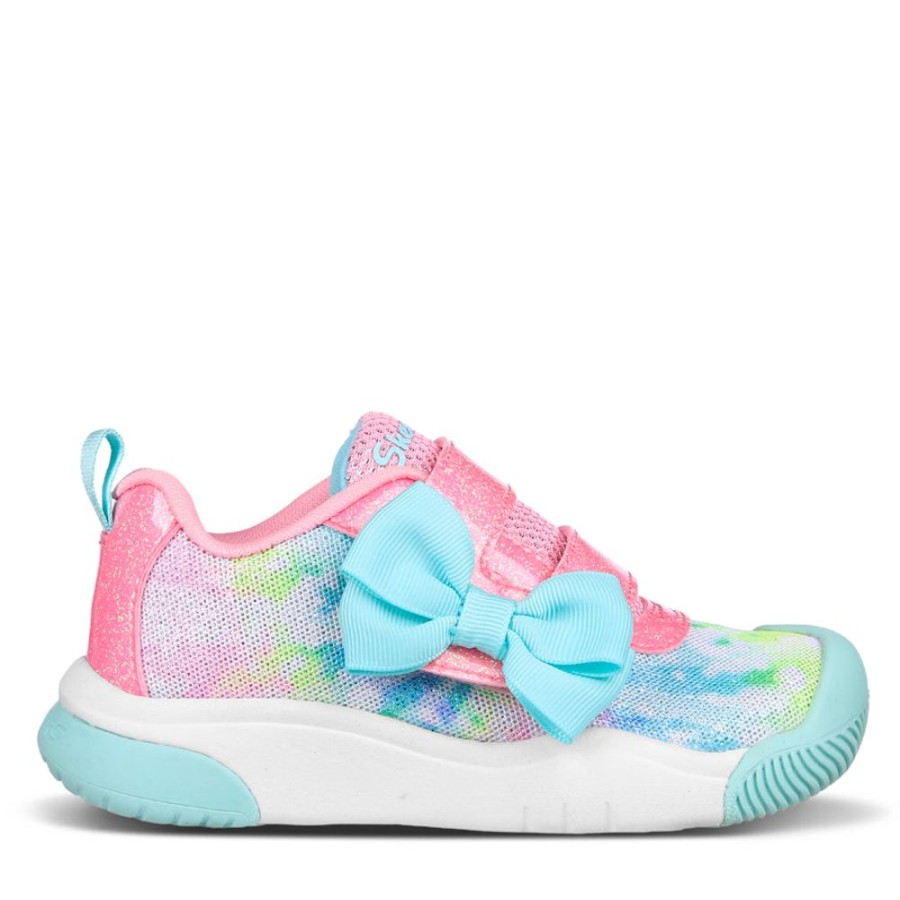 Kids Skechers Sneakers | Mighty Toes Infant Pink/Turquoise