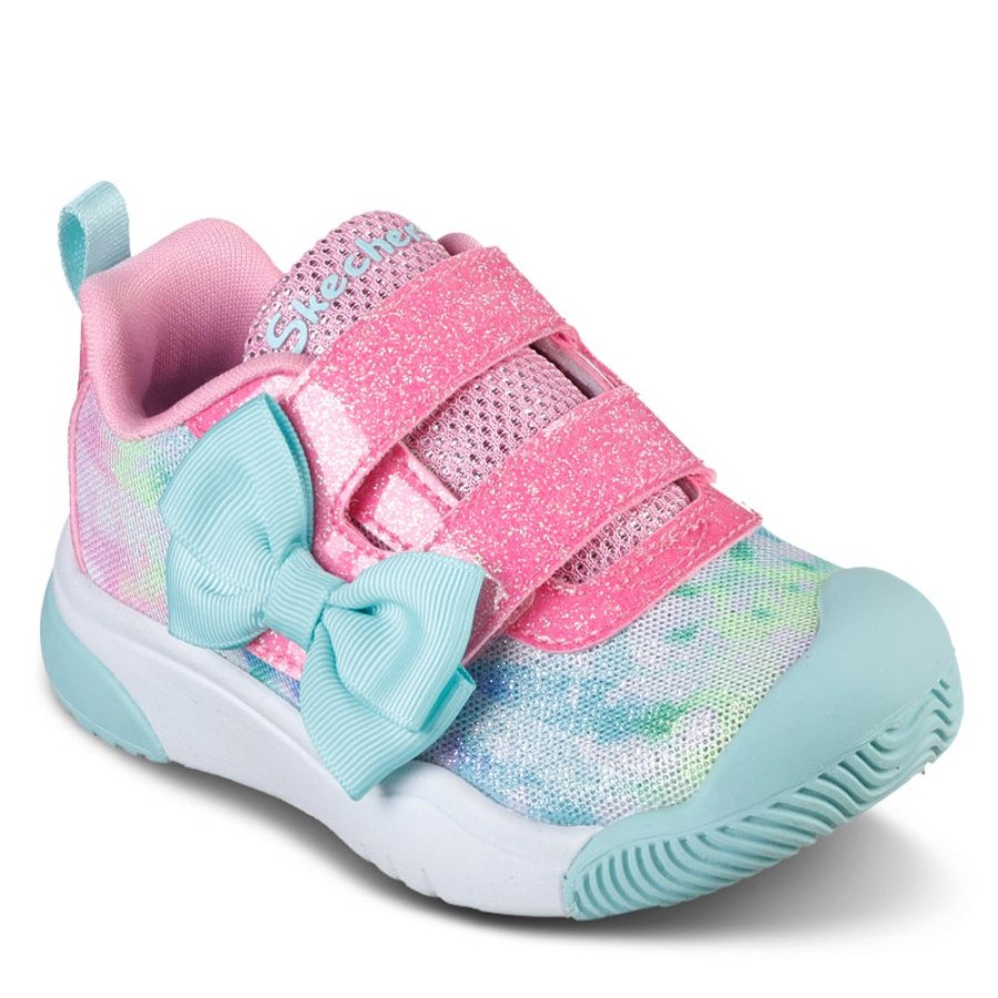 Kids Skechers Sneakers | Mighty Toes Infant Pink/Turquoise