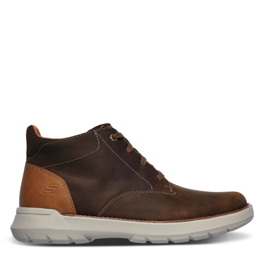 Mens Skechers | Doveno - Molens Brown