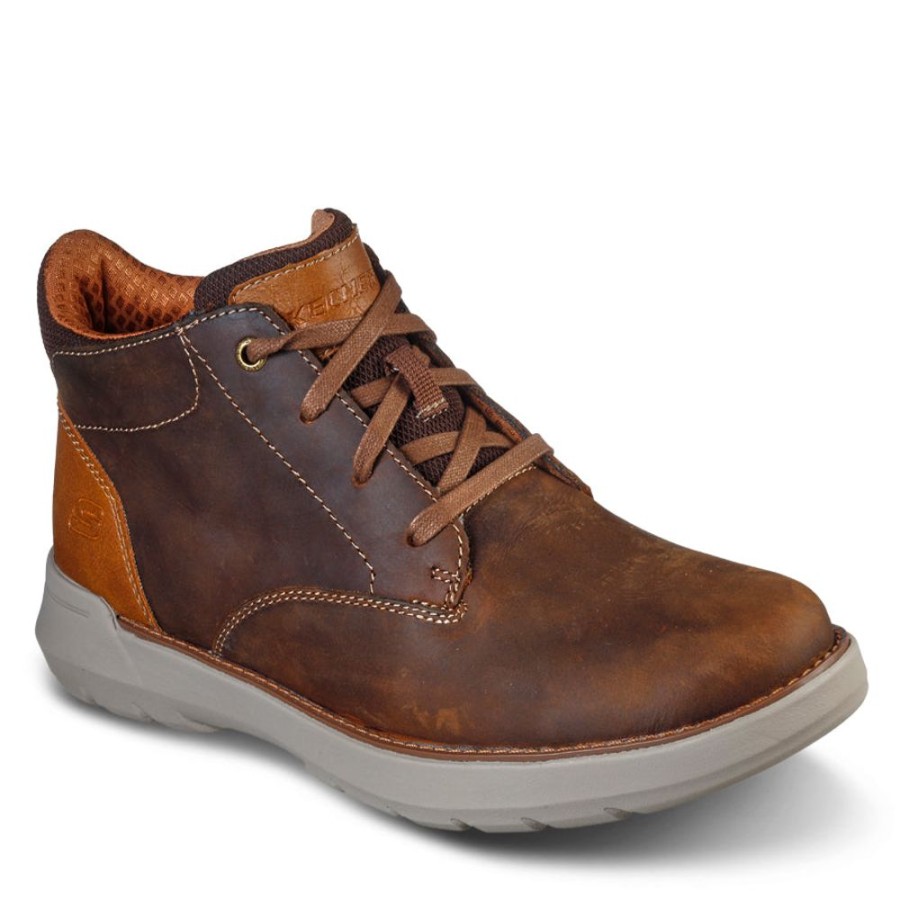 Mens Skechers | Doveno - Molens Brown