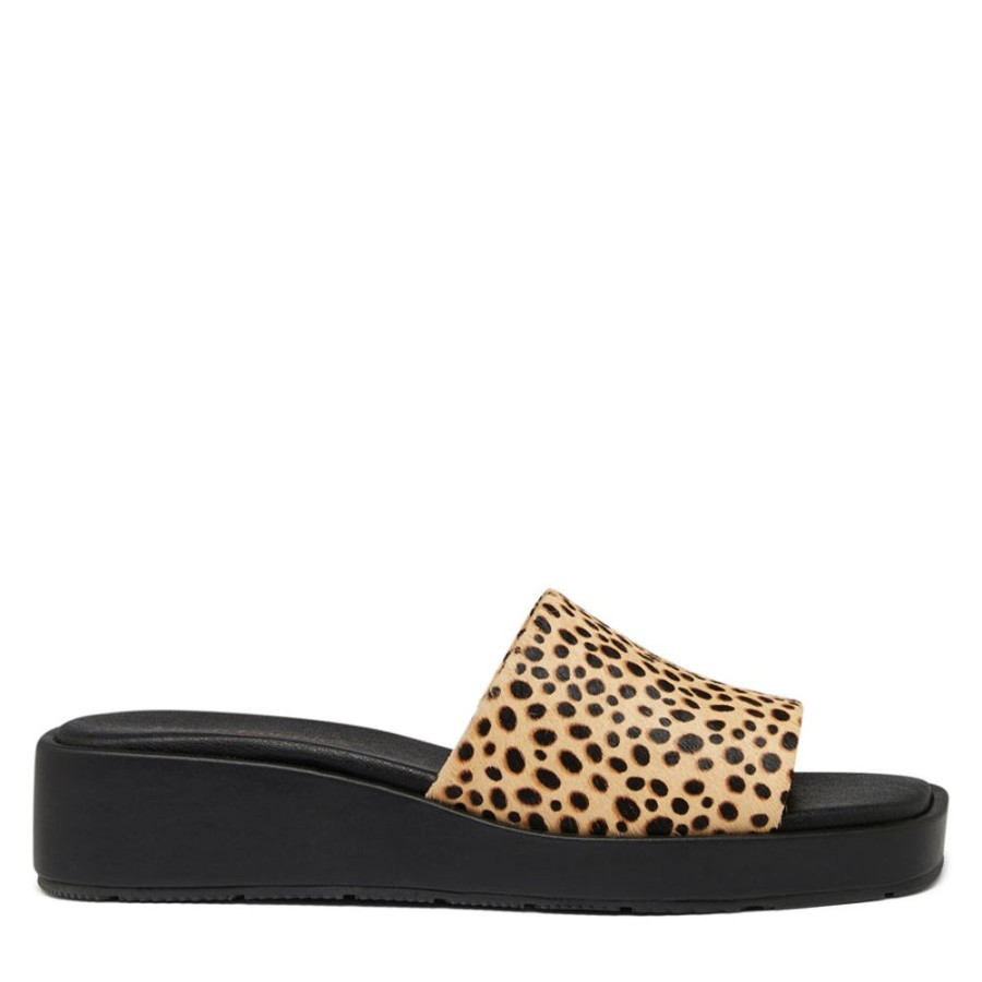 Womens Hush Puppies | Empire Tan Spotted Leopard