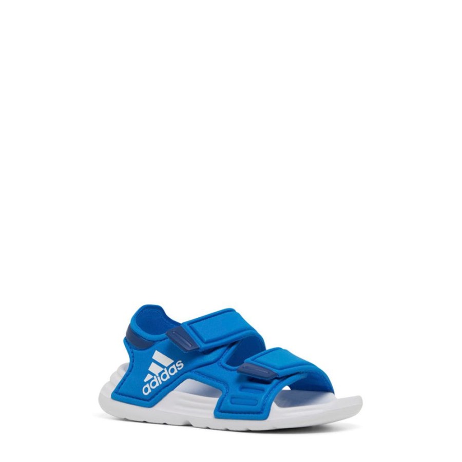 Kids Adidas Slides & Beach Sandals | Altaswim Infant Blue Rush/White/Navy