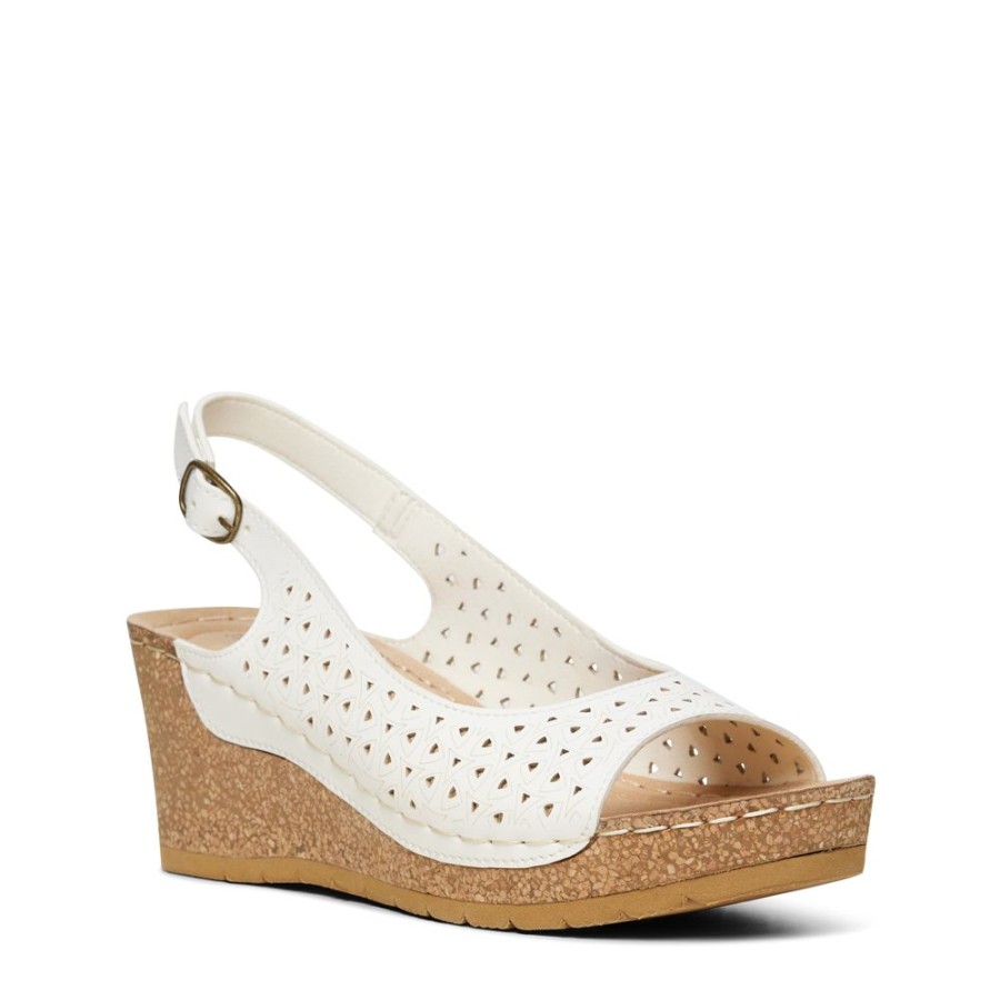 Womens Simona Ricci | Cairo White