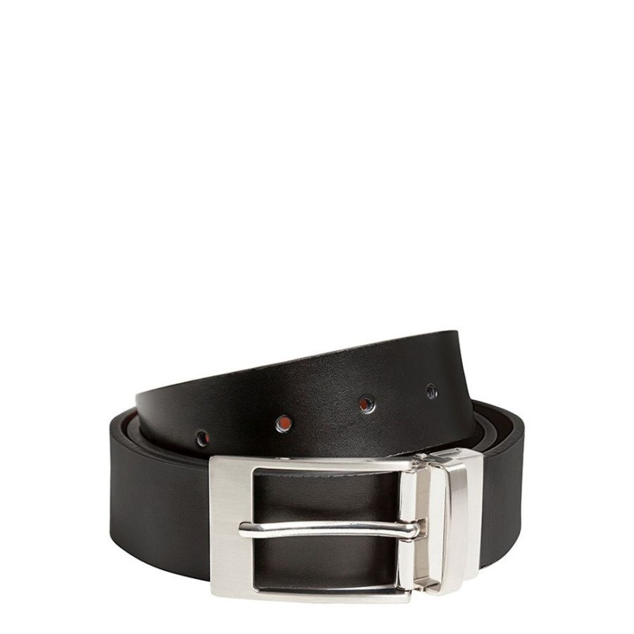 Mens Julius Marlow | Reversible Belt Black/Tan