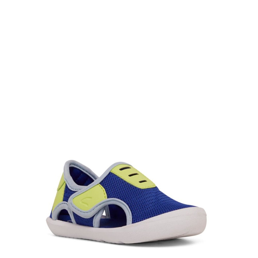 Kids Clarks Sandals | Reef Dark Blue/Light Blue