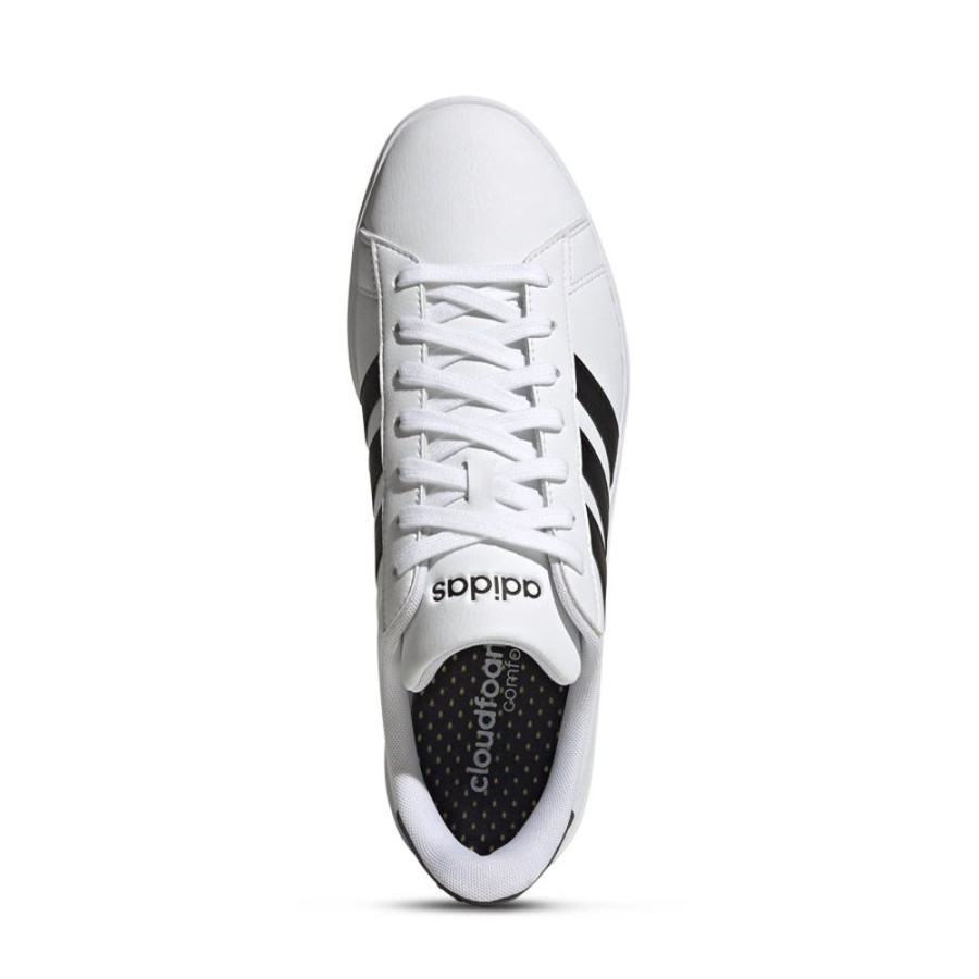 Mens Adidas | Grand Court 2.0 M White/Black