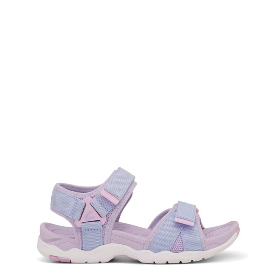 Kids Clarks Sandals | Thelma Lilac/Light Blue/Pink