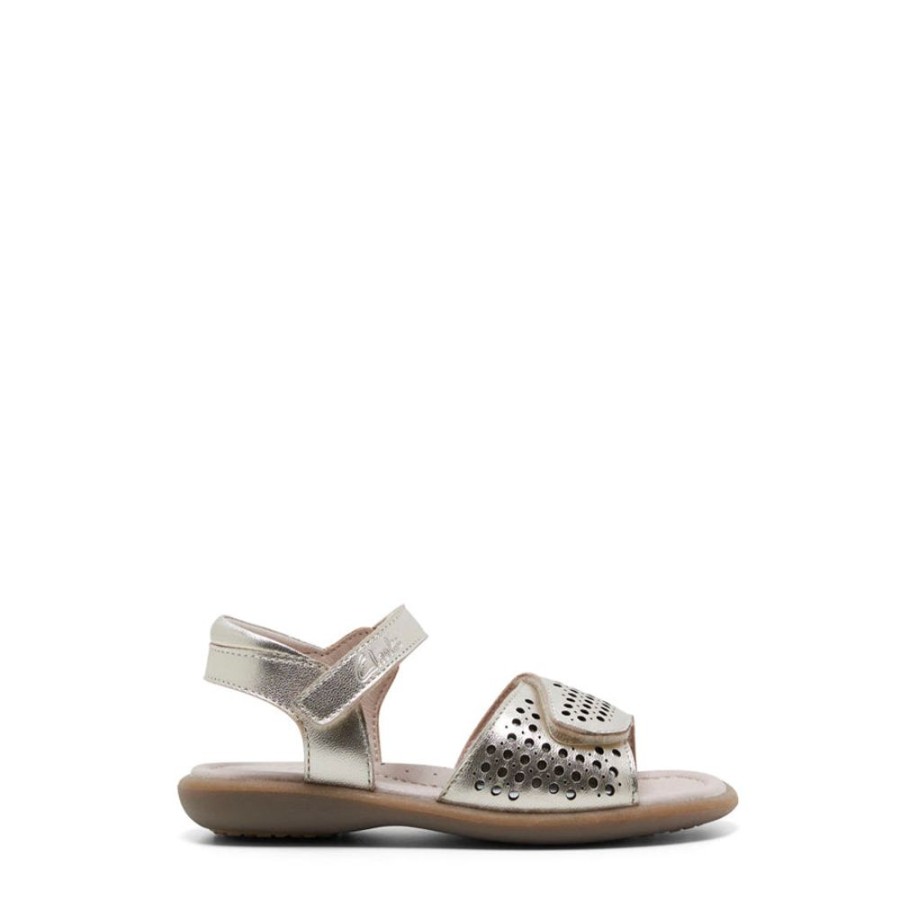 Kids Clarks Sandals | Petra Gold