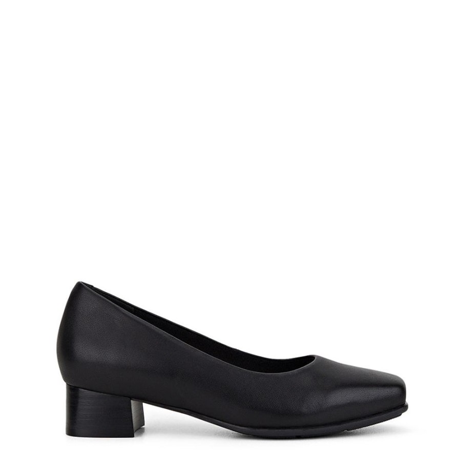 Womens Hush Puppies | The Low Square Black