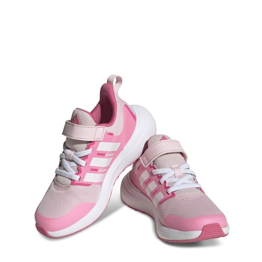 Kids Adidas Sneakers | Fortarun 2.0 Elastic Lace Pre-School Clear Pink/White/Bliss Pink