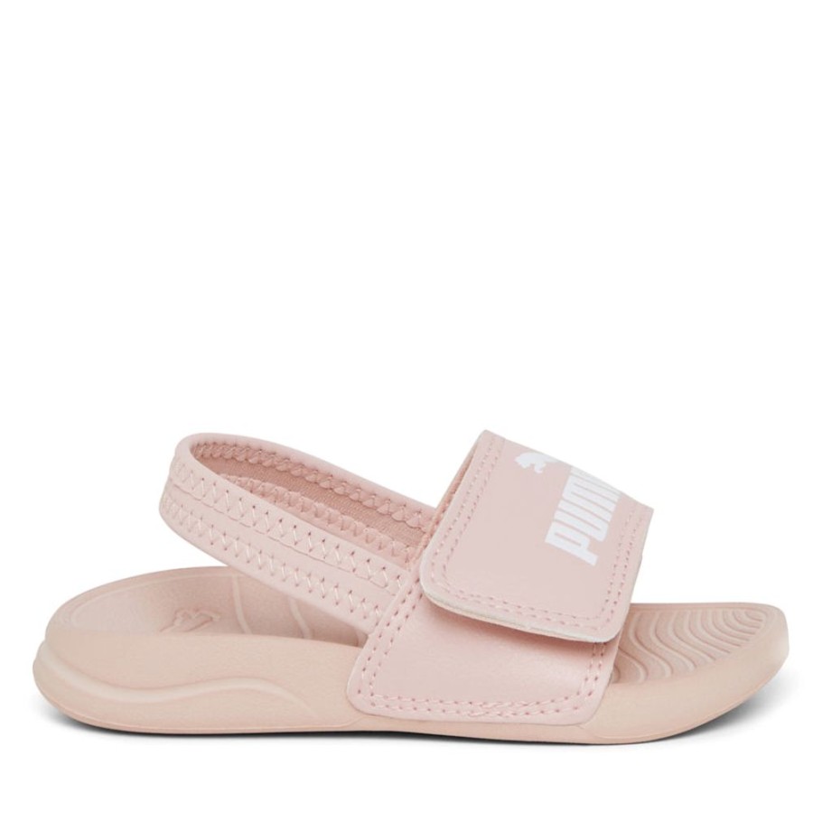 Kids Puma Sandals | Popcat 20 Infant Rose Quartz/White