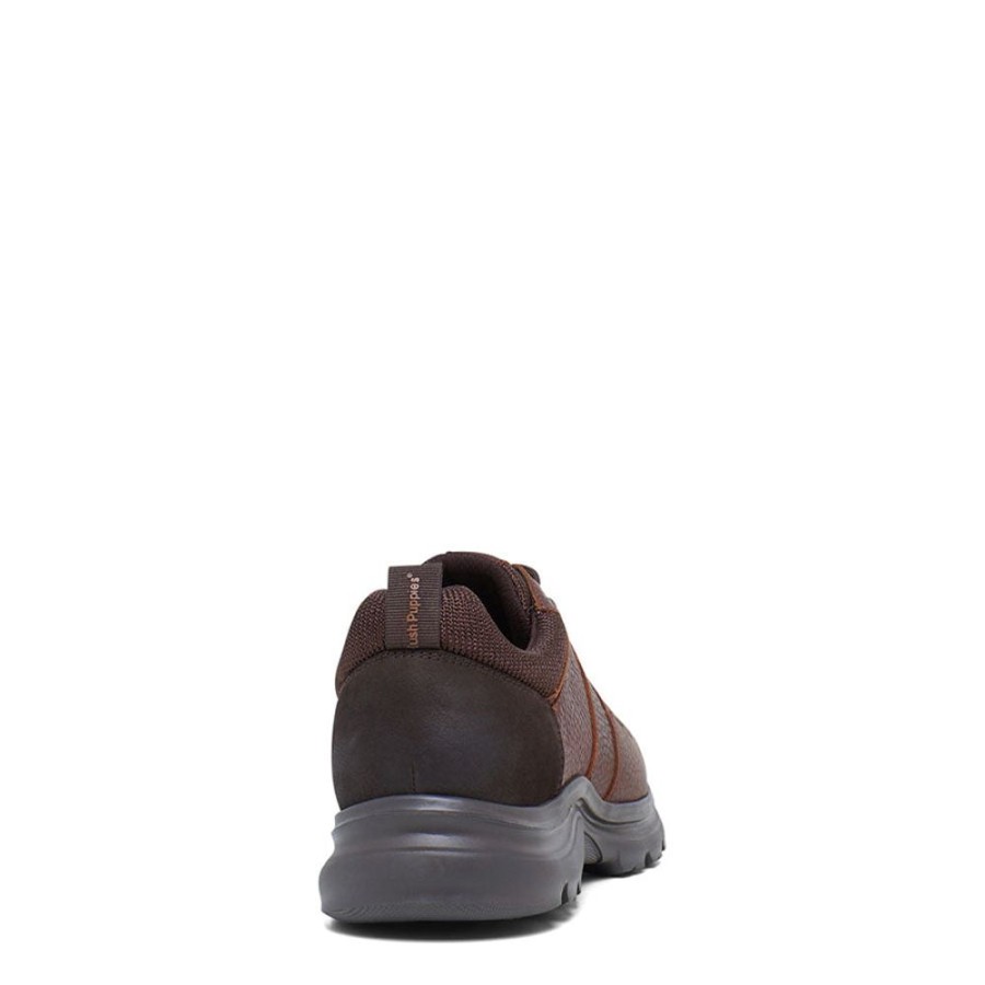 Mens Hush Puppies | Atlas Brown Pebble