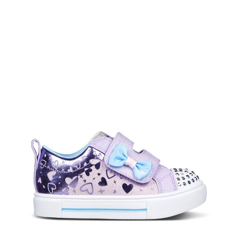 Kids Skechers Sneakers | Twinkle Toes Twinkle Sparks Heather Infant Purple/Lavender