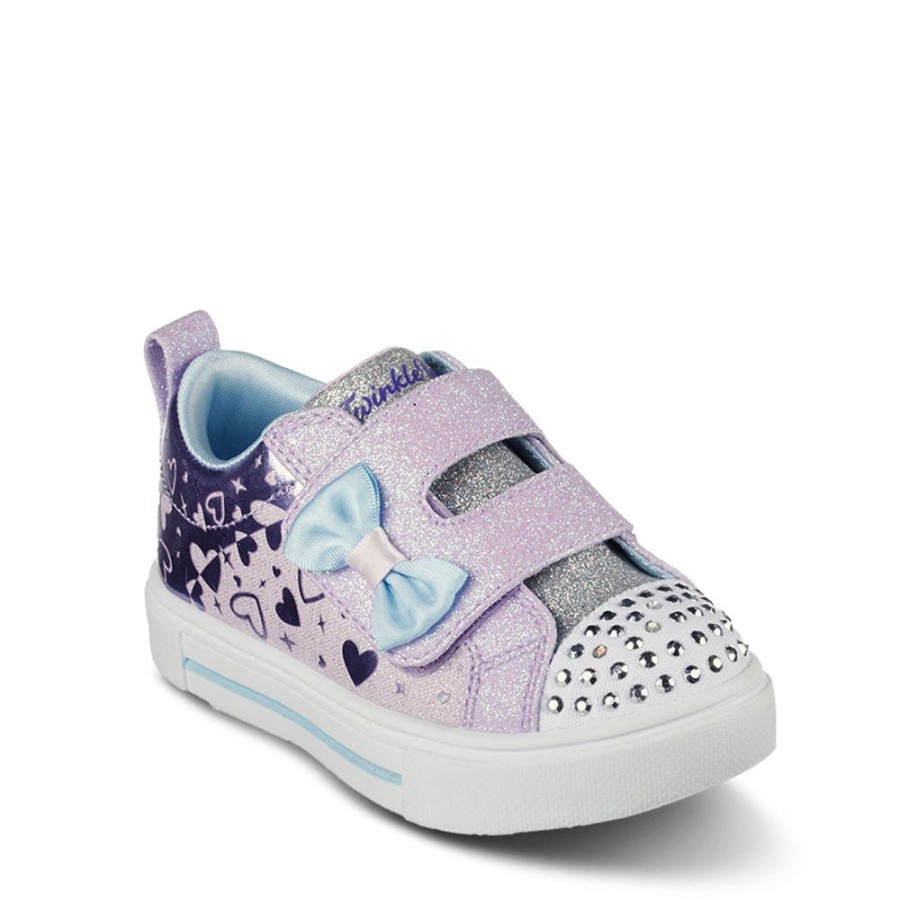 Kids Skechers Sneakers | Twinkle Toes Twinkle Sparks Heather Infant Purple/Lavender