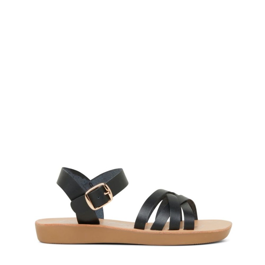 Kids Surefit Sandals | Mila Black