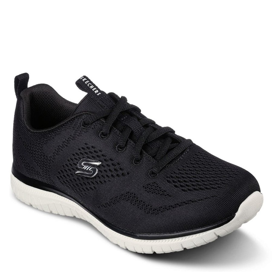 Womens Skechers | Virtue-Kind Favour Black/White