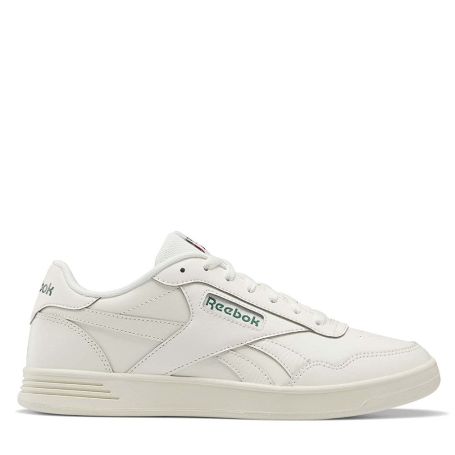 Womens Reebok | Reebok Court Advance Chalk/Dark Green/Flash Red